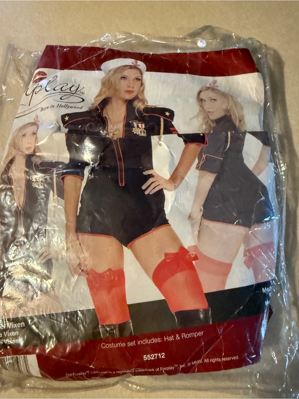 Vintage Forplay Vessel Vixen Adult Sailor Romper / Pin up Adult Medium-Large - Picture 13 of 13